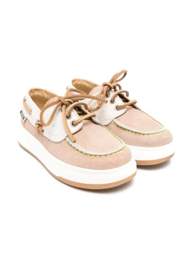 MSGM SUEDE BOAT SHOES