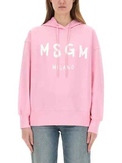 MSGM SWEATSHIRT WITH LOGO