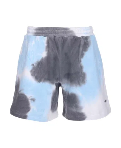 MSGM MSGM TIE-DYED ELASTIC WAIST SHORTS
