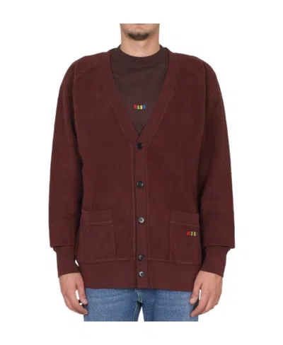 MSGM MSGM V-NECK KNITTED CARDIGAN