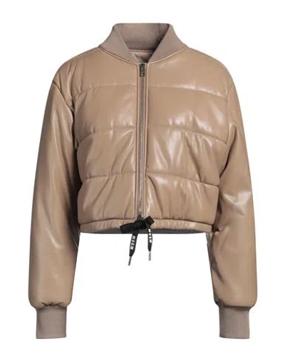 MSGM MSGM WOMAN PUFFER SAND SIZE 6 POLYESTER