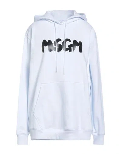 MSGM MSGM WOMAN SWEATSHIRT WHITE SIZE L COTTON