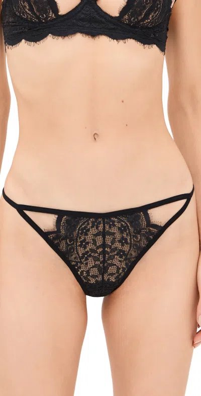 MUCCI VERONA THONG NERA