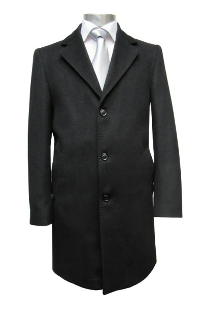 MUGA TAILLIERTE 3-KNOPF MANTEL HERREN KNIELANG