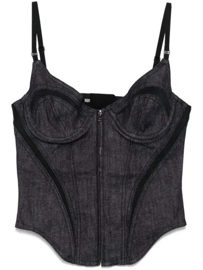 MUGLER DENIM CORSET