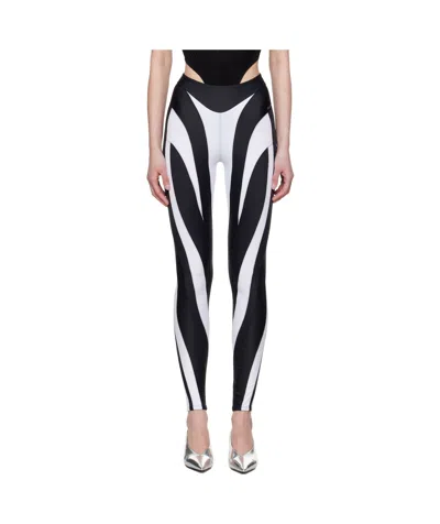 MUGLER ELASTIC PRINTED LEGGINGS