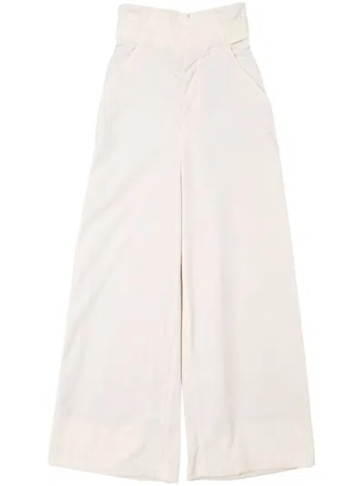 MULLER OF YOSHIOKUBO VELVET TROUSERS