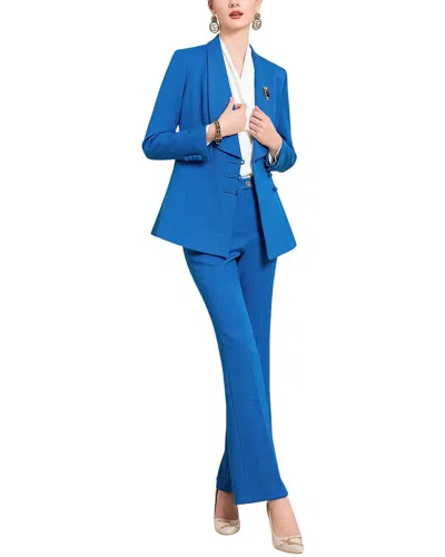 MULTI ANETTE 2PC BLAZER & PANT SET
