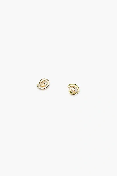 MUNS ESPIRAL SWIRL STUD EARRINGS