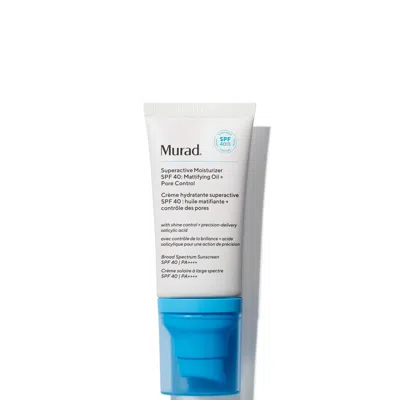 MURAD SUPERACTIVE MOISTURISER SPF 40: OIL + PORE CONTROL 50ML
