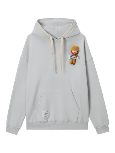 MUSIUM DIV. CROCHETED-FIGURE HOODIE