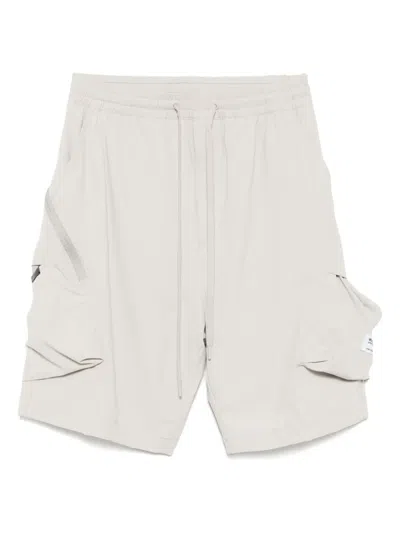 MUSIUM DIV. EMBROIDERED-LOGO CARGO SHORT