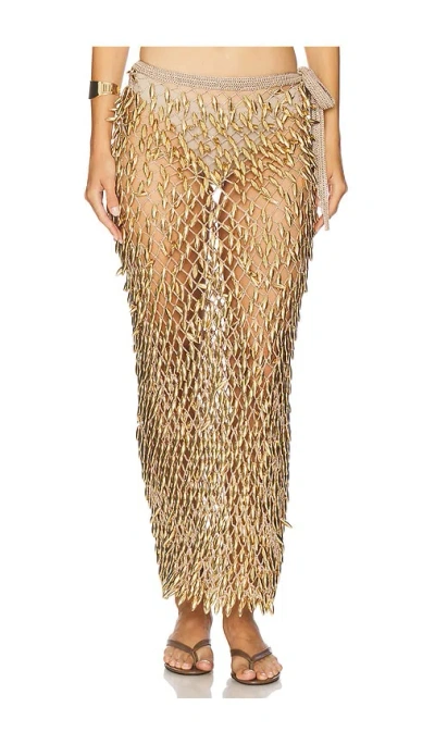 MY BEACHY SIDE ADORA HAND CROCHET BEADED CONVERTIBLE SKIRT/DRESS