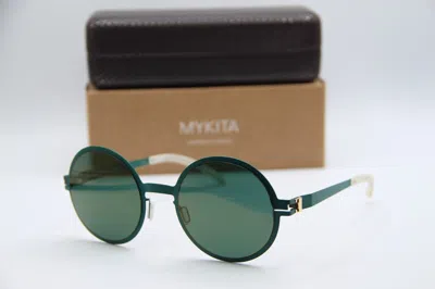 MYKITA MYKITA SCARLETT COL. 140 GREEN GOLD GUNMETAL AUTHENTIC SUNGLASSES 52-22