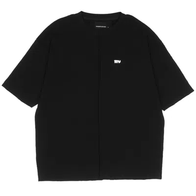 MYSIMPLICATED MEN'S OVERSIZED BLACK T-SHIRT - MIDNIGHT ESSENTIAL