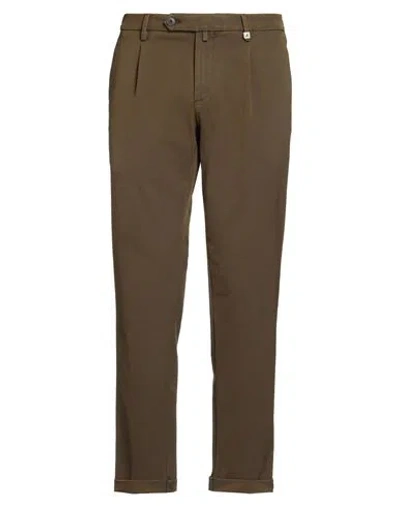 MYTHS MYTHS MAN PANTS KHAKI SIZE 36 POLYAMIDE, ELASTANE