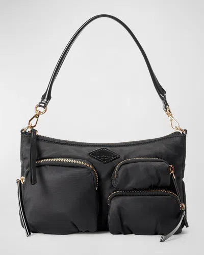 MZ WALLACE CHELSEA PETITE NYLON SHOULDER BAG