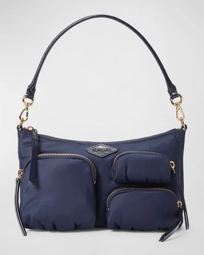 MZ WALLACE CHELSEA PETITE NYLON SHOULDER BAG