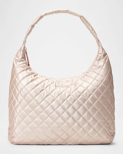 MZ WALLACE METRO LARGE QUILTED NYLON SHOULDER BAG