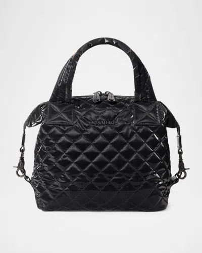 MZ WALLACE SUTTON DELUXE SMALL QUILTED TOP-HANDLE BAG