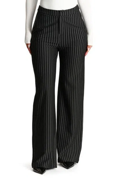 N BY NAKED WARDROBE N BY NAKED WARDROBE PINSTRIPE WIDE LEG PANTS