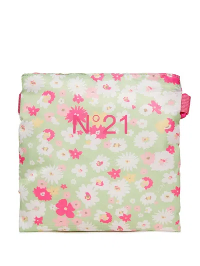 N°21 ALLOVER FLOWERS CLUTCH BAG