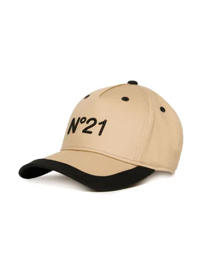 N°21 LOGO-EMBROIDERED BASEBALL CAP