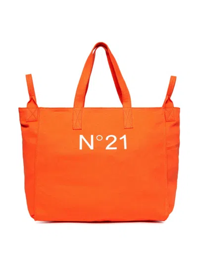 N°21 LOGO-PRINT TOTE BAG