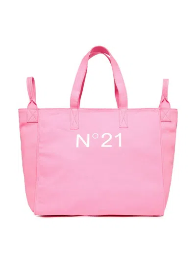 N°21 LOGO-PRINT TOTE BAG