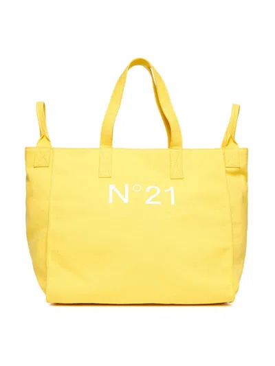 N°21 LOGO-PRINT TOTE BAG