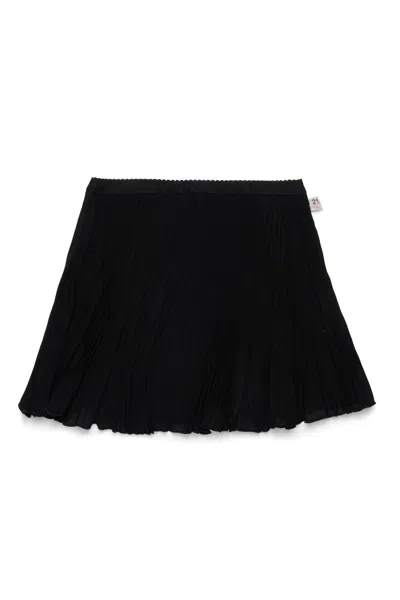 N°21 SOLEIL PLEATED CREPE SKIRT