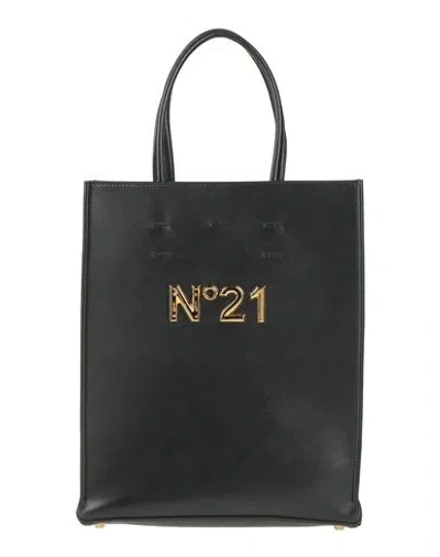 N°21 WOMAN HANDBAG BLACK SIZE - TEXTILE FIBERS