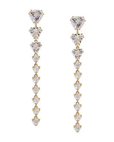 NADRI LUXOR FRONT TO BACK LINEAR EARRINGS