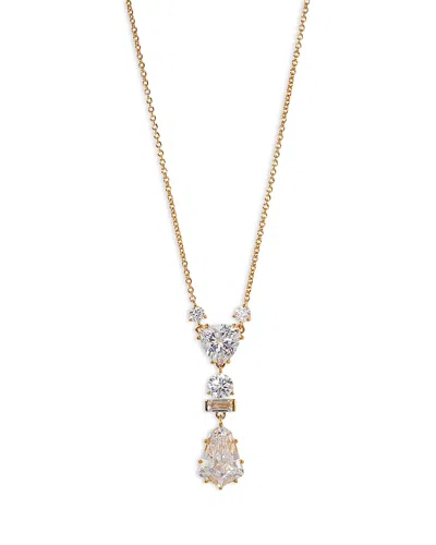 NADRI LUXOR KITE CUBIC ZIRCONIA DROP NECKLACE, 16-18