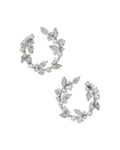 NADRI RAVISH FRONT TO BACK HOOP EARRINGS