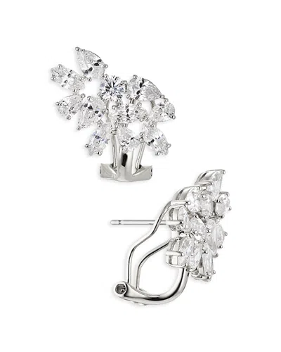 NADRI RSVP CRYSTAL CLUSTER EARRINGS