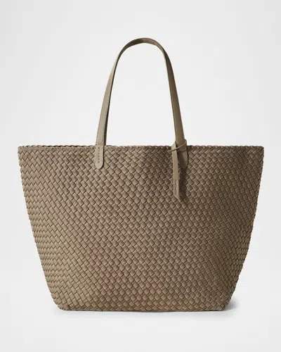 NAGHEDI JETSETTER LARGE WOVEN TOTE BAG