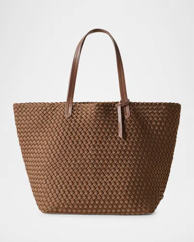 NAGHEDI JETSETTER LARGE WOVEN TOTE BAG
