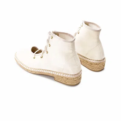 NAGUISA WOMEN'S WHITE NAGUISA ESPADRILLES - ANNONA ECRU
