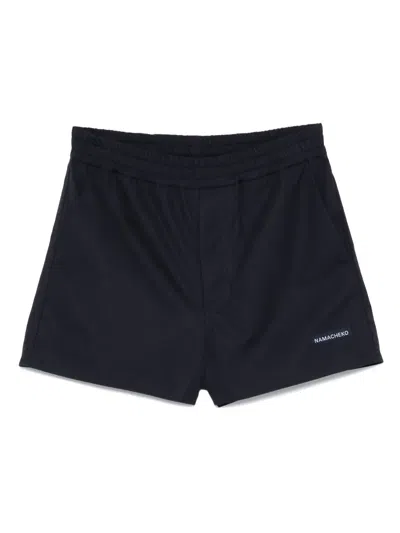 NAMACHEKO LOGO-PATCH SHORTS