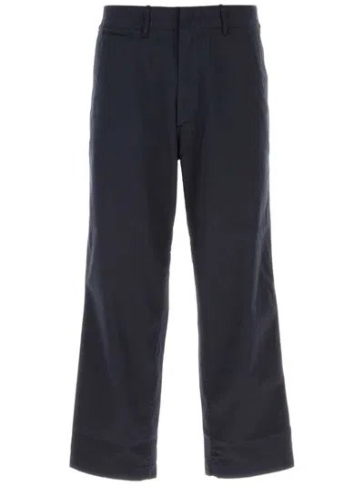 NANAMICA CONCEALED-FASTENING STRAIGHT TROUSERS