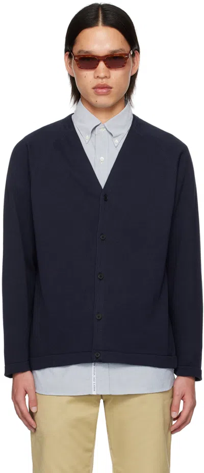 NANAMICA NAVY KODENSHI CARDIGAN