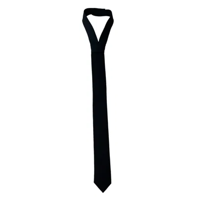 NANDANIE WOMEN'S SKINNY BLACK TIE
