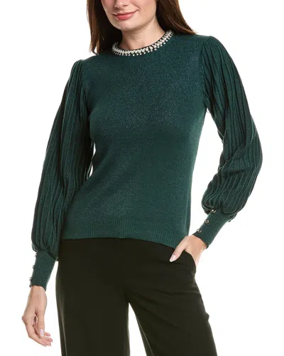 NANETTE LEPORE RIBBED PULLOVER SWEATER