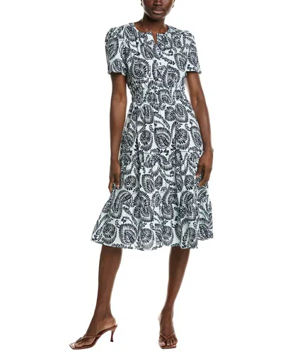 NANETTE LEPORE SMOCKED MIDI DRESS