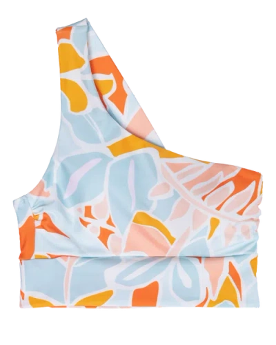 NANI SWIMWEAR NANI ONE SHOULDER CROP SWIM TOP