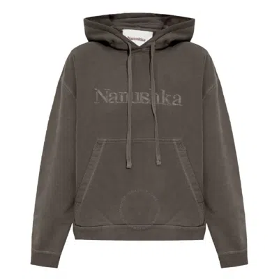NANUSHKA NANUSHKA ASPHALT COTTON-FLEECE EVER HOODIE