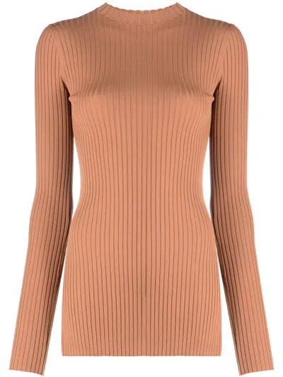 NANUSHKA BARDIA RIBBED KNITTED TOP