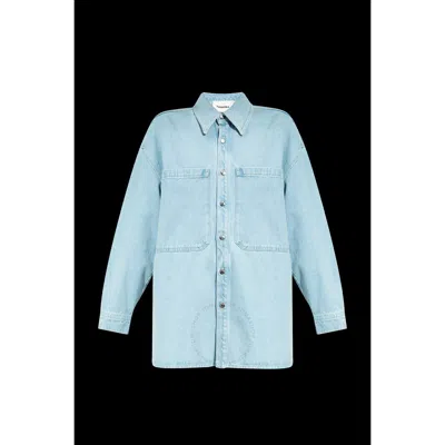 NANUSHKA NANUSHKA BEAUX DENIM DRESS