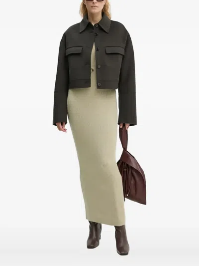 NANUSHKA BUTTONED FLAP-POCKET JACKET